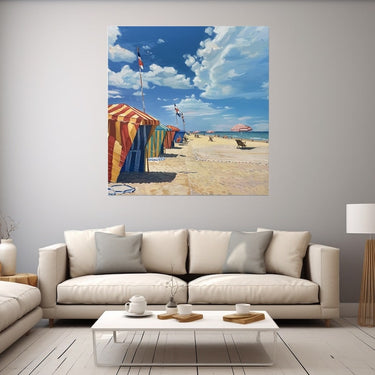 Peinture Plage De Deauville